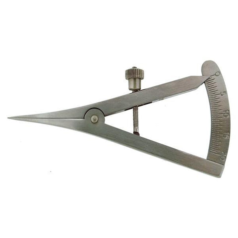 BR Surgical, LLC Caliper Castroviejo 3" 9mm Graduated 0-20mm German Stainless Steel Each - BR42-58307