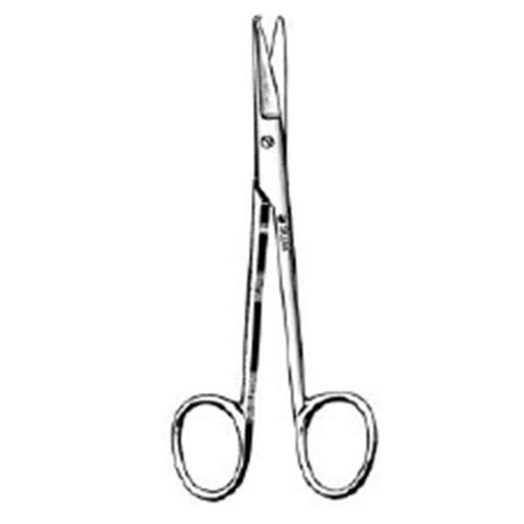 Sklar Instruments Scissors Stitch Spencer (Littauer) Sklarlite XD 3-1/2" Bl/Bl Smth Straight SS Each - 23-1193