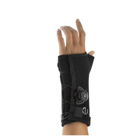 DJO, Inc Brace Spica Exos Adult Long Wrist/Thumb Black Size 2X-Small Left Each - 231-21-1111