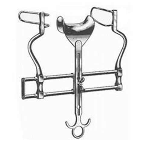 BR Surgical, LLC Retractor Balfour 7" Stainless Steel Each - BR18-76418