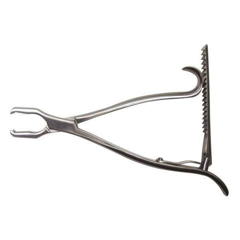 BR Surgical, LLC Forcep Bone Holding Kern 8-1/4" Ratchet Stainless Steel Each - BR32-38021