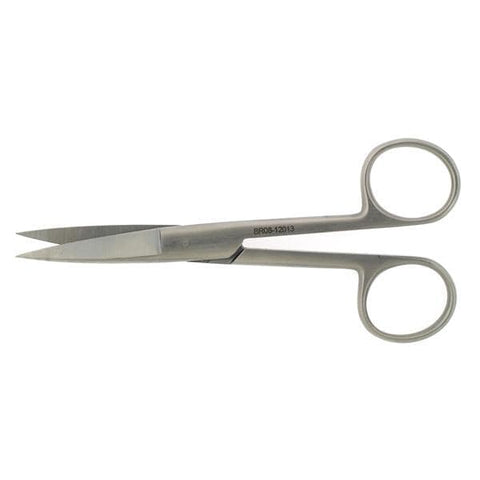 BR Surgical, LLC Scissors Operating 5" Sharp/Sharp Smooth Straight Stainless Steel Each - BR08-12013