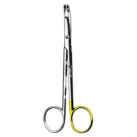 Sklar Instruments Scissors Dissecting Ragnell Sklarlite Sklarcut 5" Bl/Bl Micr-Serr Curved SS Each - 23-1250