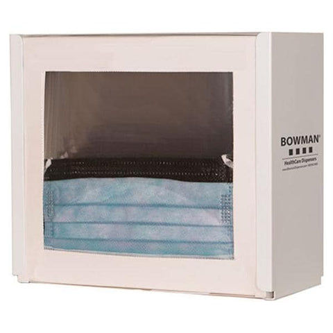 Bowman Medical Products Dispenser Shield Face Mask White For Shield Style Masks Each - FB-090