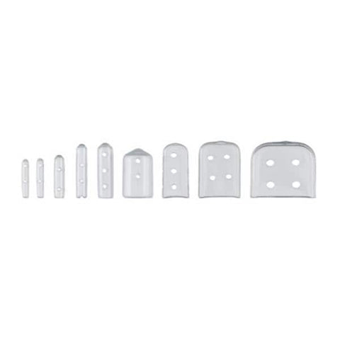 Moyco Union Broach Guard Instrument Tip-It Silicone 2x16x25.4mm #8 Clear 50/Pk - 3-2508C