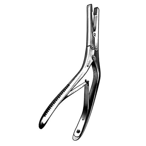 Sklar Instruments Forcep Septal Rubin 21cm Serrated Straight Stainless Steel Each - 70-5680