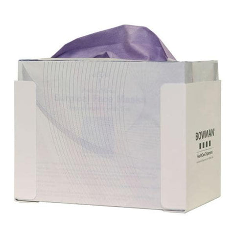 Bowman Medical Products Dispenser Face Mask White For Tie-On Masks Each - FB-021