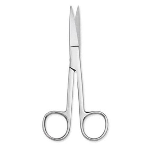 Centurion Medical Products Scissors 5-1/2" Straight/Sharp Straight Stainless Steel Disposable 20/Ca - 66260