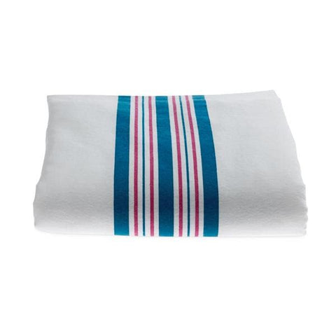 Medline Industries Inc Blanket Baby 36x40" Kuddle-Up White With Blue/Pink Middle Strip 72/Ca - MDTPB4C40STR