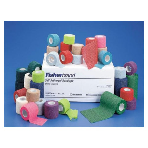 Fisher Scientific Co. Bandage Sensi-Wrap Elastic 2"x5yd Not Made With Natural Rubber Latex Tan 36/Case - 22270324