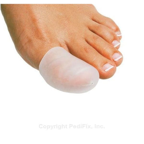 Pedifix, Inc Cap Protector Visco-Gel Toe Elastic 0.75" Clear Size Large 1/Pk - P80-L