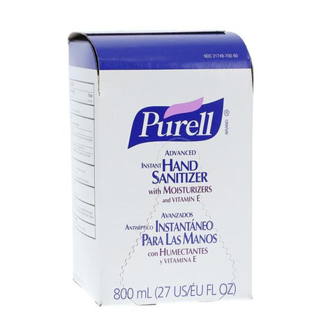 Gojo Industries Inc Sanitizer Hand Gel Purell f/ Dspnsr GJ-9621-12 62% Ethyl Alcohol 800 mL Rfl 1/Ea, 12 Each/CA - 9657-12
