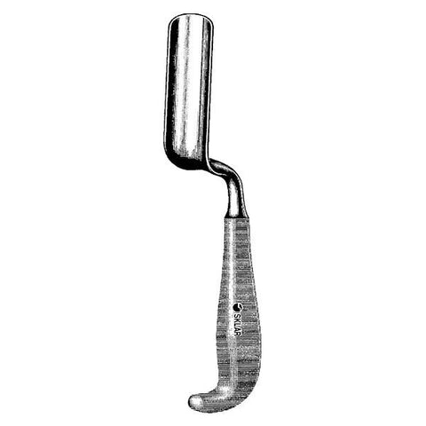 Sklar Instruments Retractor Vaginal Spatula Tauber 3-1/2x1-3/8" Stainless Steel Each - 90-3692