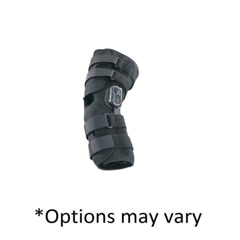 DJO, Inc Brace Wraparound IROM Playmaker Adult Knee Neoprene Black Size X-Small Each - 11-0867-1