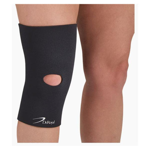 Deroyal Industries Inc Support Knee 1/8" Neoprene Black Size X-Large Each - NE7702-05