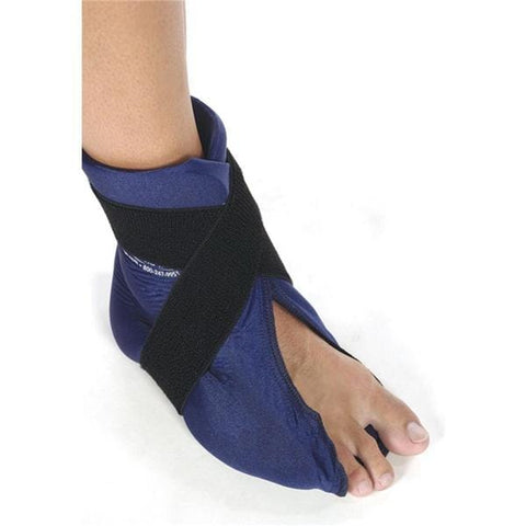Southwest Technologies Wrap Hot/Cold Therapy Elasto-Gel Foot/Ankle Elastic Black/Blue Universal Each - FA6080