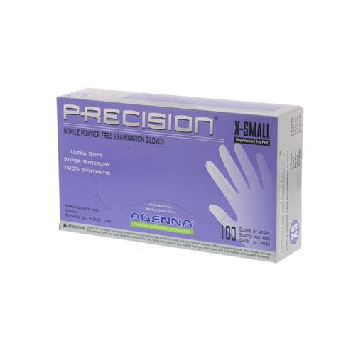 Adenna, Inc Gloves Exam Precision Powder-Free Nitrile Latex-Free X-Small Violet 1000/Ca - PCS770