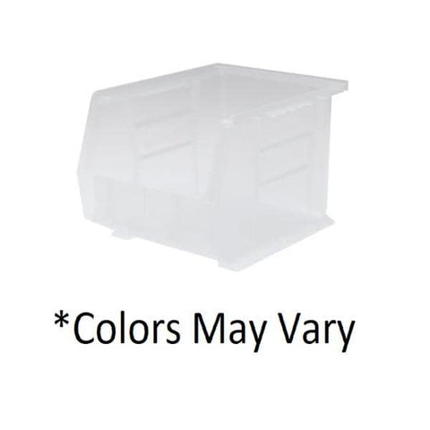 Akro Bin Storage AkroBins 10-3/4x8-1/4x7" Clear Polymer With Label Holder 6/Case - Mils - 30239SCLAR