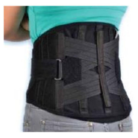 Hely & Weber Support Orthosis Twin V Lite 420 Lumbar Back Black Size Medium Each - 420-M