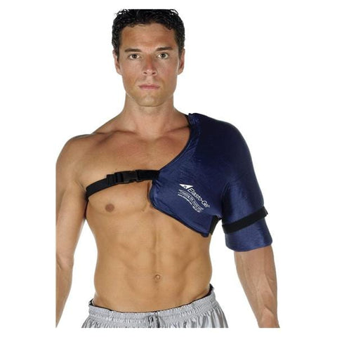 Southwest Technologies Wrap Hot/Cold Therapy Elasto-Gel Shoulder Lycra Cover Blue Size Small/Medium Each - SW9004