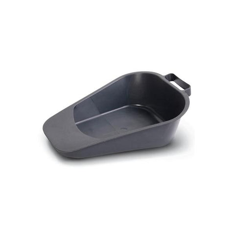 Medline Industries Inc Bedpan Fracture Graphite Plastic Female With Loop Handle Each, 24 Each/CA - DYNC8522