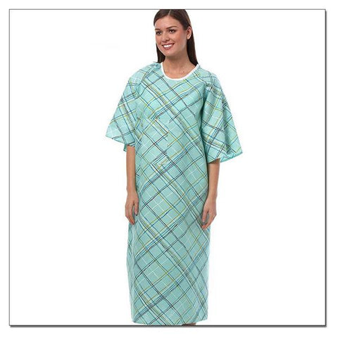 Fashion Seal Gown ICU 55% Cotton / 45% Polyester Large 51 in Unisex Green Adult 10x24/Bx - 17123L