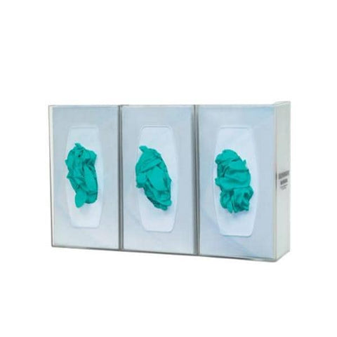Bowman Medical Products Glove Box Holder Polycarbonate Triple Semi-Transparent Each - GL300-1214