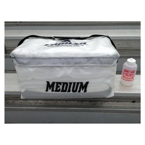 Foobag Inc Bag Weather Repellant 15x24x12" Clear Vlcr Duffle Styl Hndl/Rmvbl Shldr Strp Each - F002