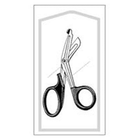 Sklar Instruments Scissors Utility Econo 5-1/2" Blunt/Blunt Serrated/Smooth Angled SS Disp 25/Bx - 96-2701