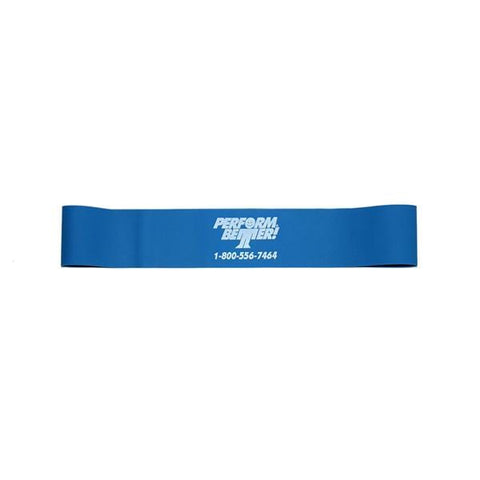 MF Athletic Co. Band Exercise Mini-Band 9x2" Blue Heavy Latex Each - 1219-03