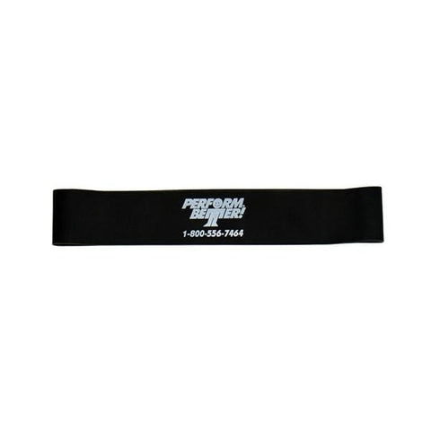 MF Athletic Co. Band Exercise Mini-Band 9x2" Black Heavy Latex Each - 1219-04