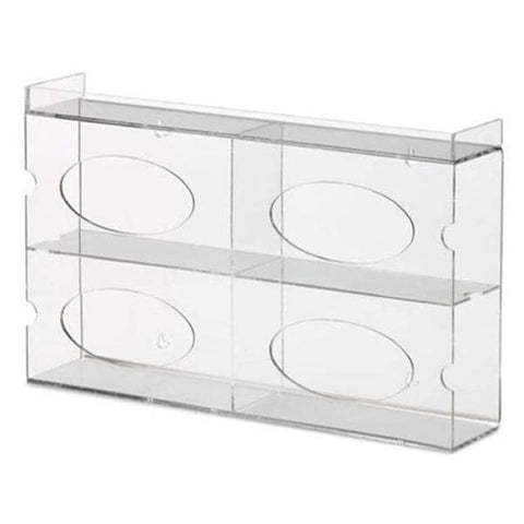 Marketlab Glove Box Holder Acrylic Quad Clear Side Loading Each - 7040-CL