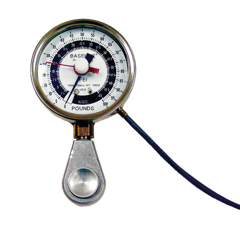 Baseline Pinch Gauge - Hydraulic - 50 lb Dial Gauge and Analog Output Signal