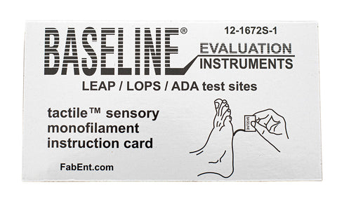 Baseline Tactile Monofilament - ADA/LEAP/LOPS - Disposable w/sleeve - 5.07 - 10 gram - 1 ea.