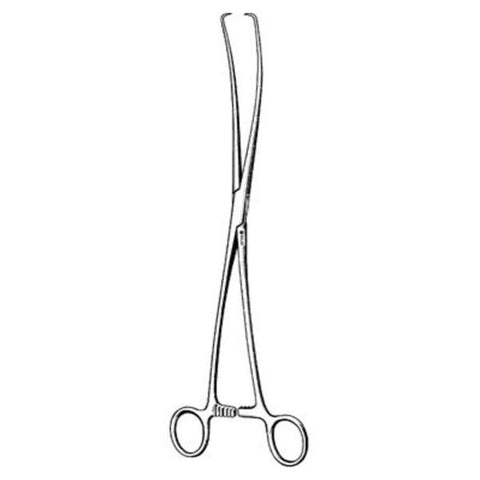 Sklar Instruments Forcep Tenaculum Duplay 11" 1x1 Prong Double S Curve Stainless Steel Each - 91-1111