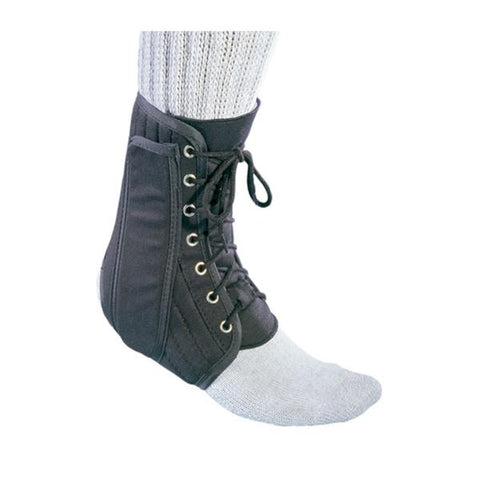 DJO, Inc Brace Support Procare Ank Canvas/Plastic Black Size Medium 8.5-10" Universal Each - 79-81315