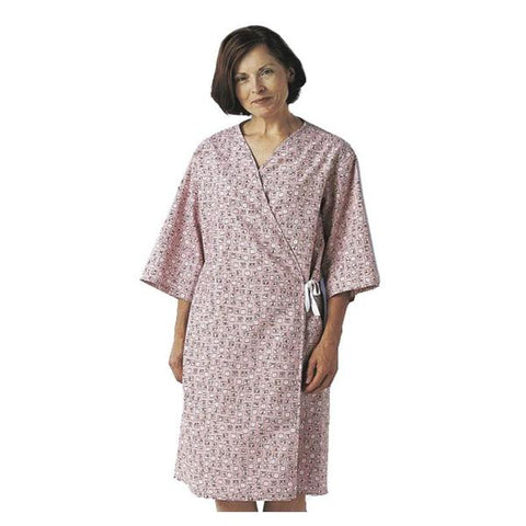 Medline Industries Inc Gown Patient Demure Cloth 44 in Womens Spring Bouquet Open Front Adult 6Dz/Ca - MDTPG5RFOSBQ