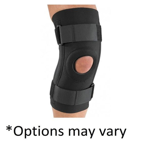 DJO, Inc Support Stabilizer Adult Knee 1/8" Neoprene Black Size 2X-Large Universal Each - 79-82729