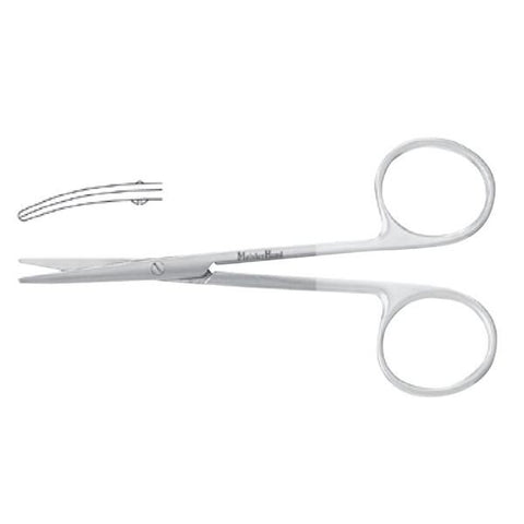 Miltex Scissors Strabismus Meister-Hand 4-1/2" Curved Tungsten Carbide Each - Integra Miltex - MH5-314TC