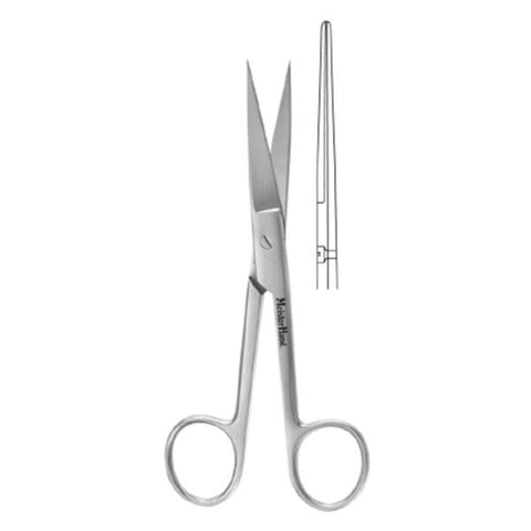 Miltex Scissors Operating Meister-Hand 6-1/2" Sharp/Sharp Straight Stainless Steel Each - Integra Miltex - MH5-8