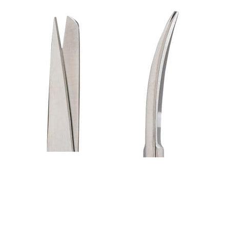 Miltex Scissors Operating Vantage 6-1/2" Sharp/Blunt Curved Standard Stainless Steel Each - Integra Miltex - V95-48