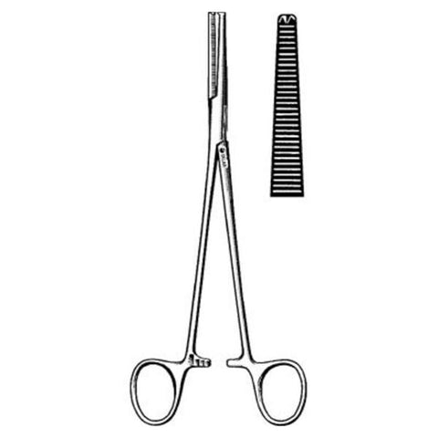 Sklar Instruments Forcep Grasping Phaneuf 8-1/4" Serrated Straight 1x2 Fine Teeth SS Each - 90-2682
