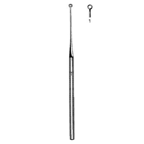 Sklar Instruments Curette Eachr Buck #1 Blunt Tip Straight Stainless Steel Eachch - 67-2491