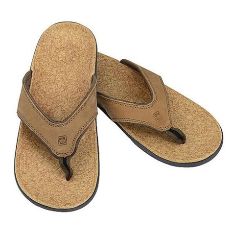 Four Foot LLC Sandal Total Support Yumi Select Leather Medium Brown Size 8 Size Medium 1/Pr - 3948208