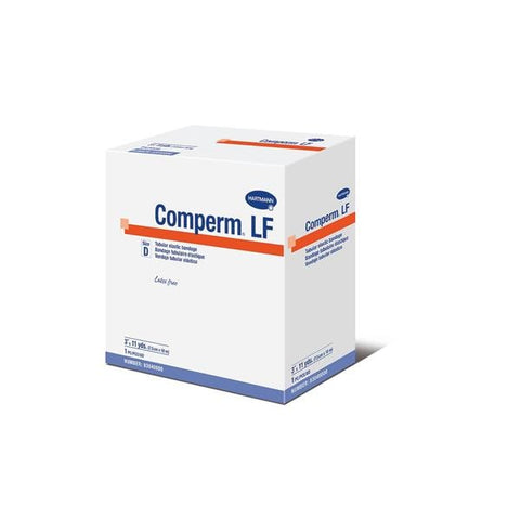 Hartmann USA Bandage Comperm 3"x11yd Tubular Cotton Knit Size D Off-White LF 1/Bx - 83040000