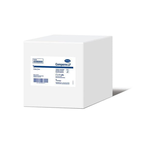 Hartmann USA Bandage Comperm 7"x11yd Tubular Cotton Knit Size J Off-White LF 1/Bx - 83080000