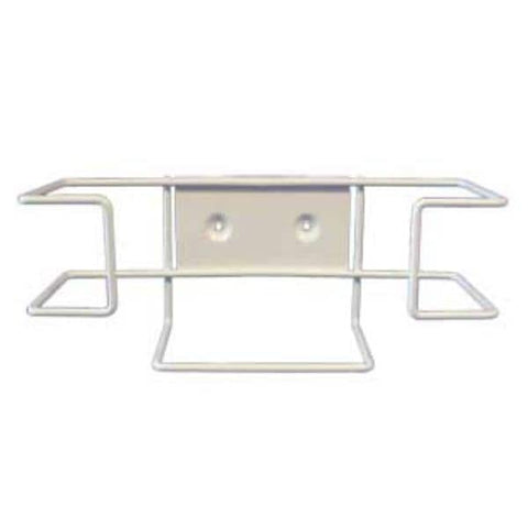 Unimed Glove Box Holder Mounting Steel Wire Dual White Each - Midwest Inc - BXWW004029