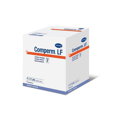 Hartmann USA Bandage Comperm 4"x11yd Tubular Cotton Knit Size F Off-White LF 1/Bx - 83060000