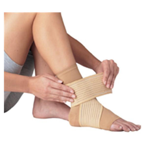 DJO, Inc Wrap Support Procare DS Ank Elastic/Lycra Beige Size Small 7.5-8.5" Universal Each - 79-81363