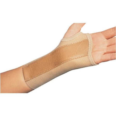 DJO, Inc Brace Procare Adult Wrist Cotton/Elastic Beige Size 7" Medium Right Each - 79-87075